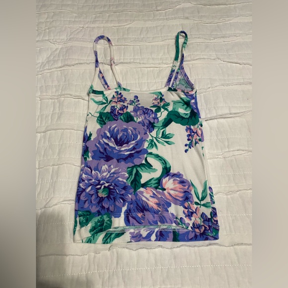 Urban Outfitters Tiffy Tie-Front Floral Tank Top - Picture 5 of 10